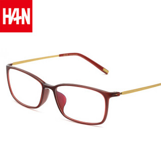 Han Dynasty 汉 HD49157 光学眼镜框架 酒红+1.56防蓝光镜片