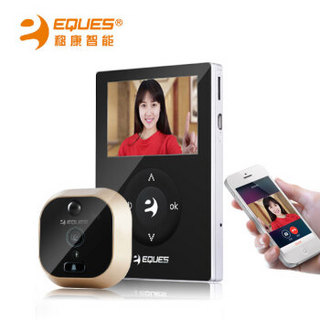 Eques 移康 A21 wifi智能电子猫眼门铃 侦测版A21（送16G卡+3米数据线）