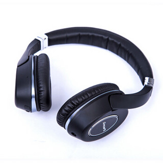 SpearX 声特 D1-BT 头戴式蓝牙耳机 黑配银 送发烧线