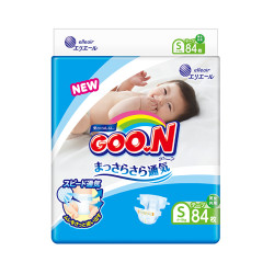 GOO.N 大王  干爽维E系列 婴儿纸尿裤 S84片
