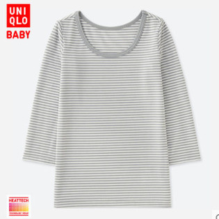 UNIQLO 优衣库 412676 幼儿U领T恤(长袖)