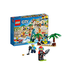 LEGO 乐高 城市系列小人套装 60153 海滩乐趣