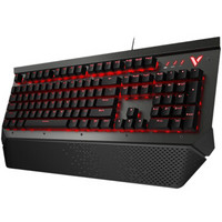 RAPOO 雷柏 V780 防水游戏机械键盘 (光轴、黑色、有线、单色背光、104键)