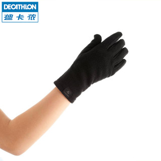 DECATHLON 迪卡侬 粒绒手套 黑色 大号