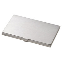 無印良品 無印良品 MUJI 不锈钢名片盒 银色