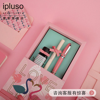 ipluso 意索 火烈鸟礼盒装钢笔 0.58mm M尖