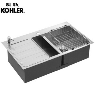  KOHLER 科勒 K-3581T-2FD-NA 不锈钢水槽