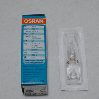  OSRAM 欧司朗 G9卤素灯泡 33w