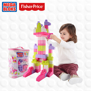 Fisher-Price 费雪 CYR24 大小颗粒积木 80粒