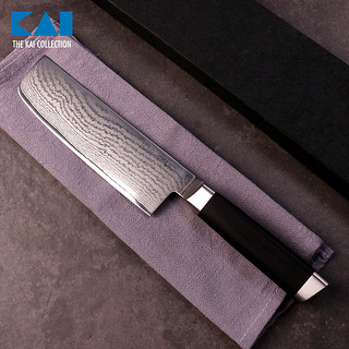 kai 贝印 ae-5206 关孙六大马士革厨刀 白色