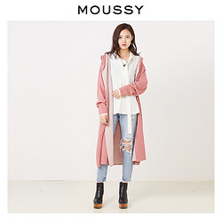 MOUSSY 2017秋季新品  百搭 宽松 休闲针织开衫 女 028AAB70-5100