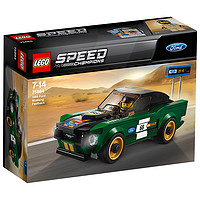 LEGO 乐高 Speed超级赛车系列 75884 1968款福特野马