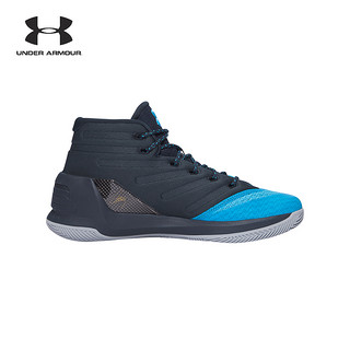 UNDER ARMOUR 安德玛 Curry 1269279 Curry 3 高帮篮球鞋（海岛蓝）44码