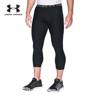 UNDER ARMOUR 安德玛 1289574 男子Armour运动紧身七分裤（黑色）