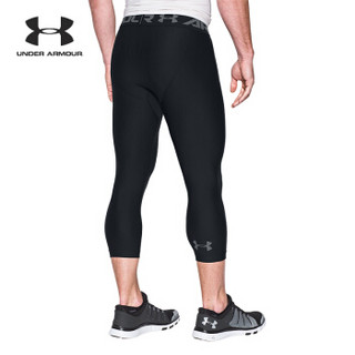 UNDER ARMOUR 安德玛 1289574 男子Armour运动紧身七分裤（黑色）