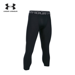 UNDER ARMOUR 安德玛 1289574 男子Armour运动紧身七分裤（黑色）