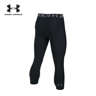 UNDER ARMOUR 安德玛 1289574 男子Armour运动紧身七分裤（黑色）