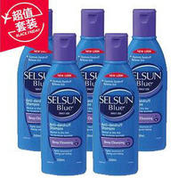 历史低价:Selsun Blue 去屑止痒洗发水 200ml X5