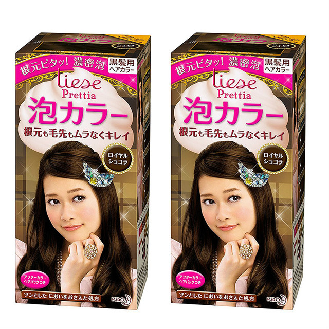 黑五直邮季：KAO 花王 Prettia泡沫染发膏典雅巧克力色 2套