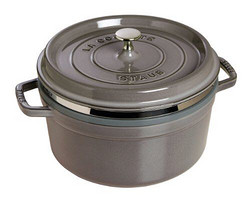 STAUB 灰色圆形炖锅 26 cm