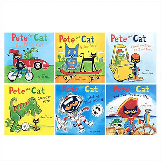 《Pete the Cat：Take-Along Storybook Set 皮特猫六本故事合集》进口原版