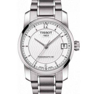 TISSOT 天梭 钛系列 T087.207.44.037.00 女款机械腕表