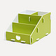 移动专享、值友专享：Shuter 树德 U5202L 桌面收纳盒 绿色