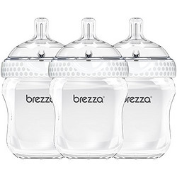 Baby Brezza婴儿奶瓶3件套 白色 9 OUNCE, 3 PACK