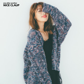 nice claup 188830320C 近藤千寻合作款女士混色针织衫