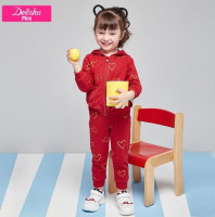 Deesha 笛莎 女童拉链衫裤套装 *4件