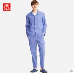 UNIQLO 优衣库 412630 男士长袖睡衣套装