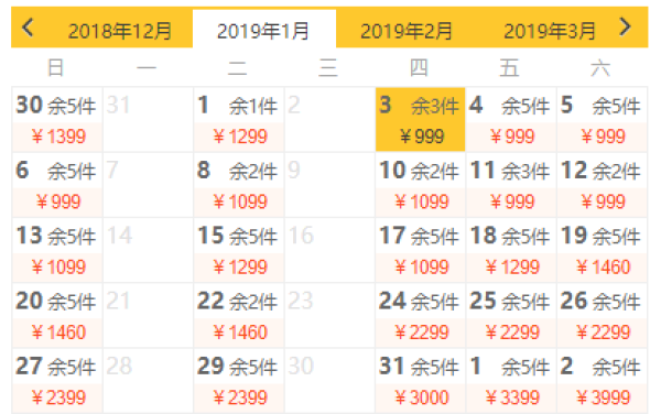 特价机票:全国多地-泰国曼谷6-8天往返含税