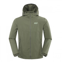 狼爪户外透气耐磨男款 软壳衣 S 橄榄绿
