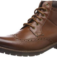 Clarks 男士马丁靴 棕色 6UK