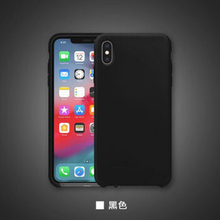 忧忧迪 液态硅胶苹果手机壳 iphoneX 黑色 液态