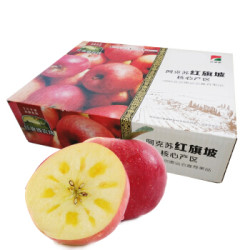 HONG QI PO 红旗坡 新疆阿克苏苹果 果径85-90mm 净重5kg *2件 +凑单品