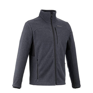  DECATHLON 迪卡侬 Fleece Forclaz 500 Warm 男士登山抓绒外套 深灰色 S