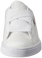 PUMA 彪马 Basket Heart 女士低帮休闲运动鞋（3.5 UK White）