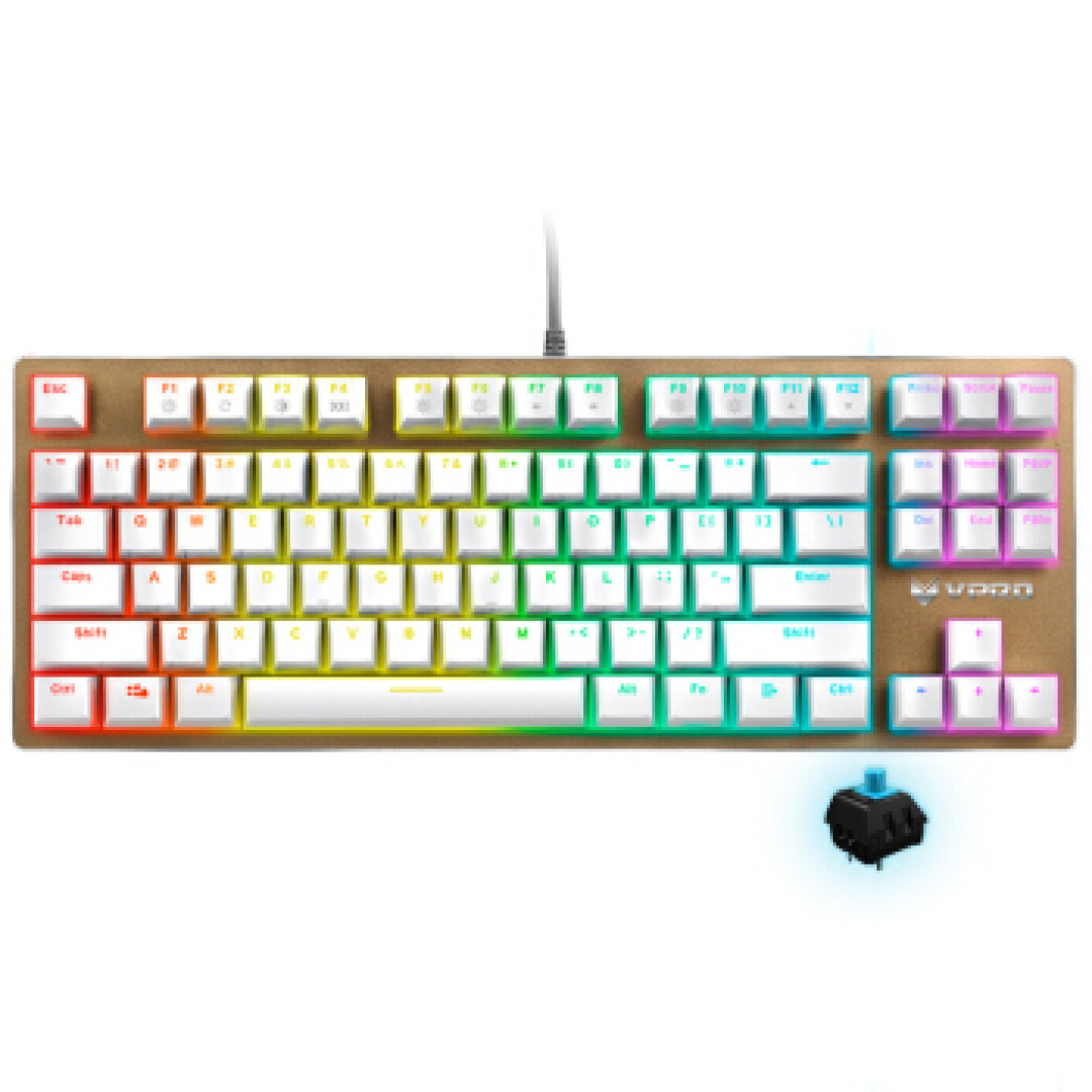 百元内机械键盘,雷柏V500 RGB 还是达尔优DK100?