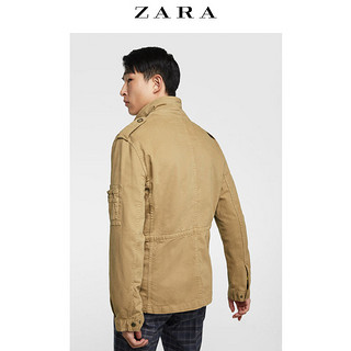 ZARA 00706290707 男士口袋衣摆装饰夹克