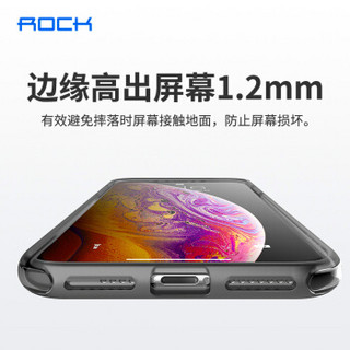 ROCK 洛克 iPhoneXS Max手机壳 优盾系列 透黑