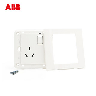 ABB 永致 AH223 三孔10A带开关