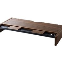 SANWA SUPPLY 山业 MR-C1 桌面键盘收纳架 液优雅木纹