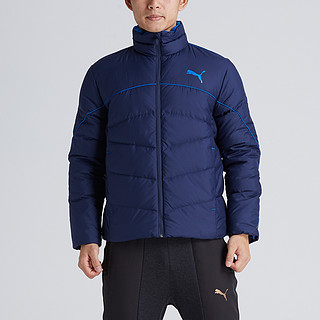 PUMA 彪马 ESSENTIALS 400 843800 男子立领羽绒服 粗呢蓝 M