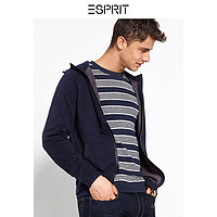 ESPRIT 埃斯普利特 028EE2I019 男连帽长袖针织外套 深海蓝 M