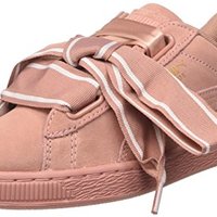 PUMA 彪马 Suede Heart Satin Ii 女式麂皮绒心形缎面 II 低帮运动鞋