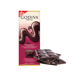 Godiva 歌帝梵 可可黑巧克力 90克/盒 *4件