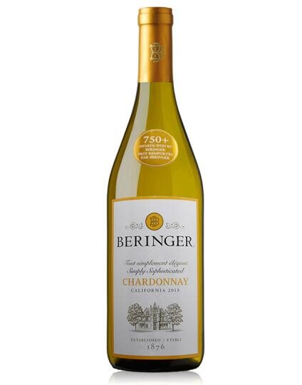beringer 贝灵哲 加州霞多丽半干白葡萄酒 750ml