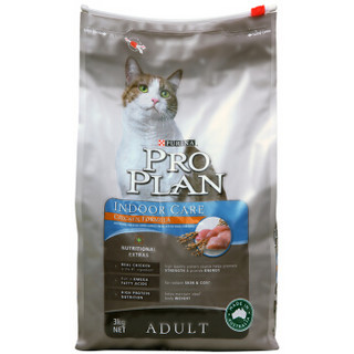 PRO PLAN 冠能 室内成猫配方猫粮 3kg