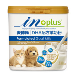in plus 麦德氏 DHA幼犬幼猫发育宠物羊奶粉280g泰迪金毛狗狗猫咪通用